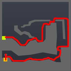 Once again, just follow the line. In this level, you will bounce on a spring to reach a new area.
