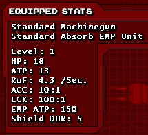 Redshift Equipped Stats