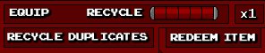 Item Recycling