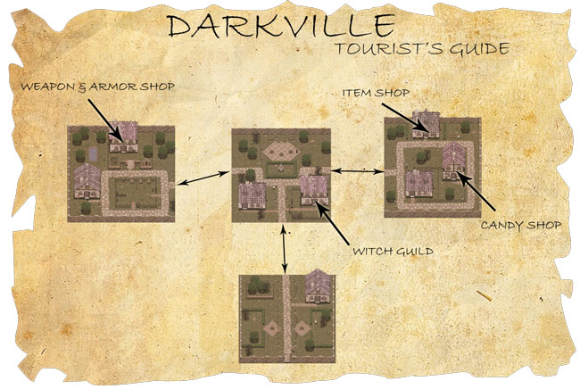 Unfairy Tales Darkville Map