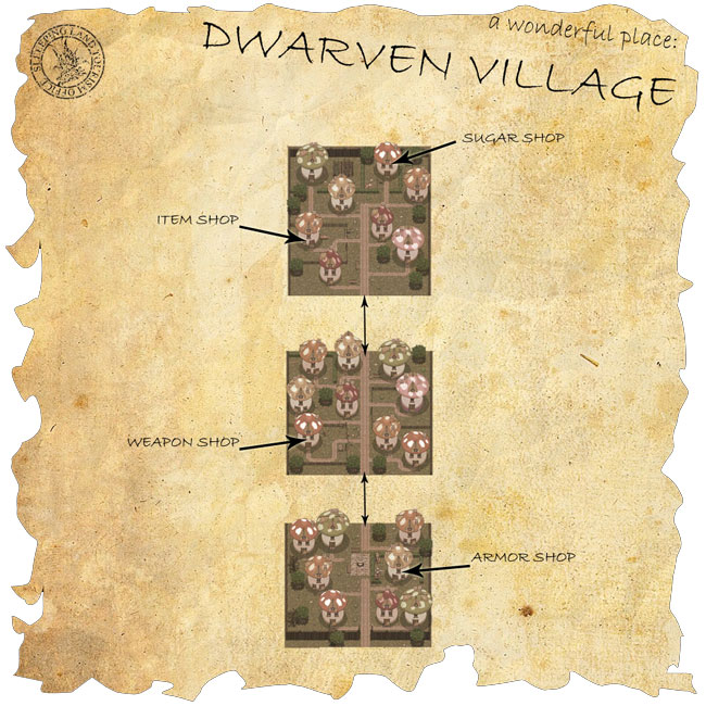 Unfairy Tales Dwarvin Village Map